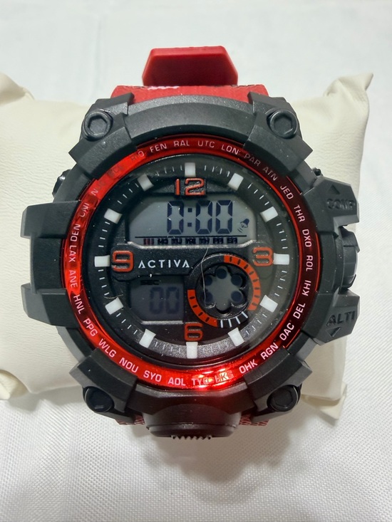Ativa Other - Activa by Invicta Red & Black Sport Men’s Digital Watch